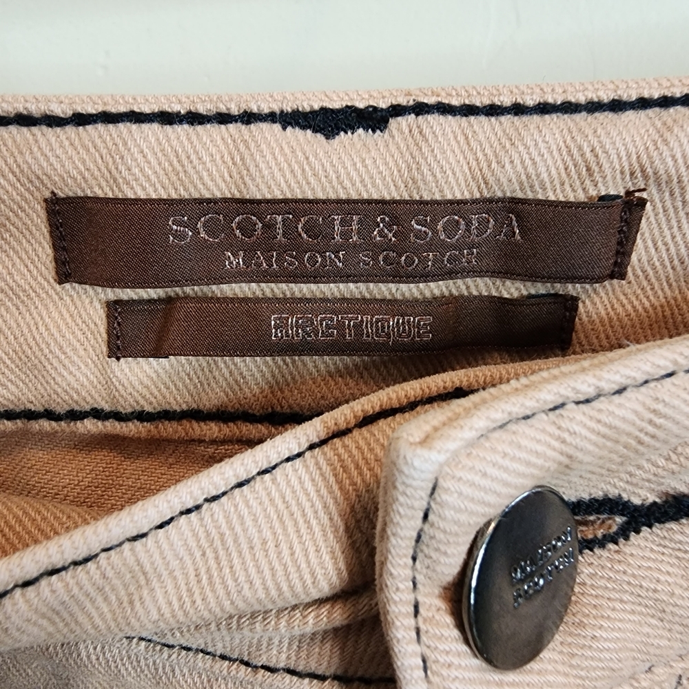 Scotch & Soda Beige Flare Jeans - Picture 8 of 10